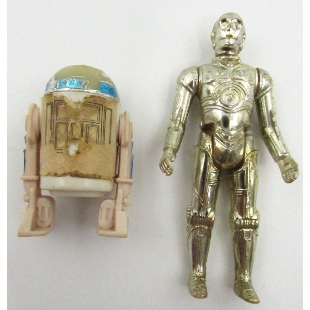 Star Wars IV R2-D2 & C-3P0 1977 Hong Kong A New Hope